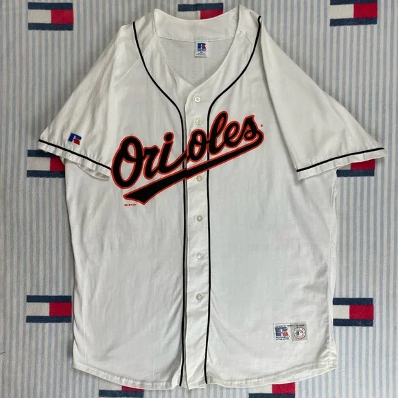 Vintage 1995 Russell Athletic Baltimore Orioles Baseball Jersey - Picture 1 of 12